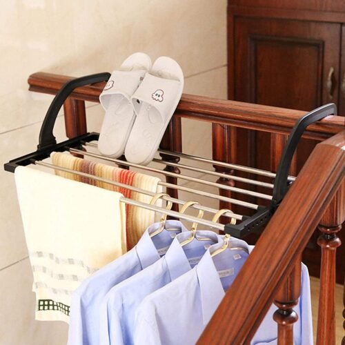 71ZFysd-nRS._SL1500_4ccaf2c0-4fbc-48d2-aec7-5ee0b01a92fa.jpg Adjustable Folding Clothes Drying Racks Hanger Shelf
