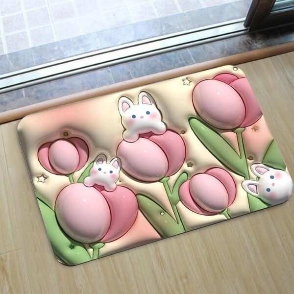 Stone Bath Mat Non Slip Dry Shower Mat (60X39CM)