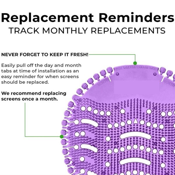 Anti Splash Urinal Round Screen Mat