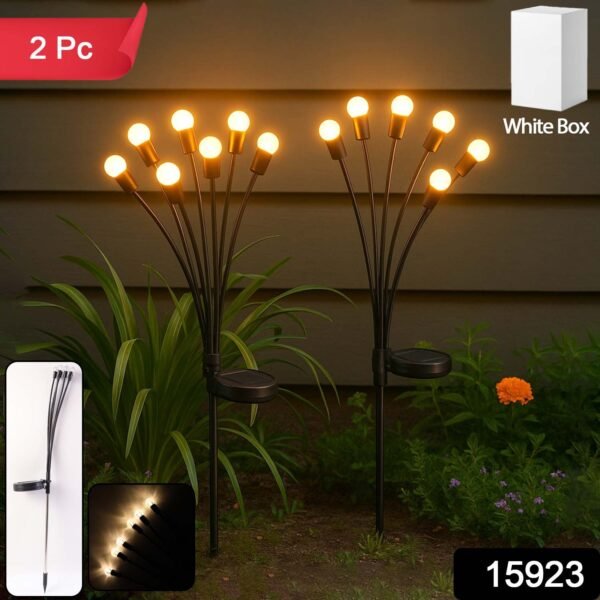 7215923-21Pc-14848DD-Av-Sv.jpg 2 Pc Solar LED Garden Stake Firework Lights