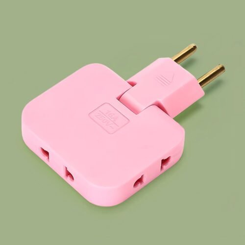 7219_3in1_foldable_wall_plug_adapter.jpg Wireless 3 in 1 Foldable Wall Plug Adapter / Socket / Converter (1 Pc)
