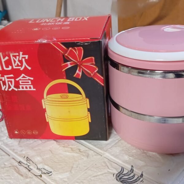 Doraemon 2-Layer Lunch Box – Steel Tiffin Box for Home, Office & School Use