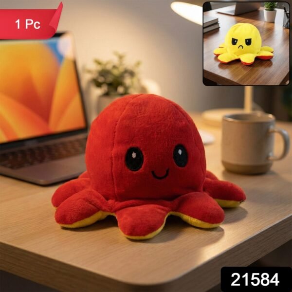 Reversible Octopus Mini Plush Toy  (1 Pc)