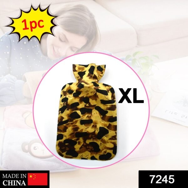 Personal Care Rubber Hot Water Heating Bag for Pain Relief (Large)