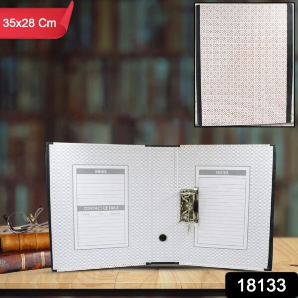 Button Clip Box File Paper Holder Organizer (35×28 Cm / 1 Pc / MOQ :- 4 pc