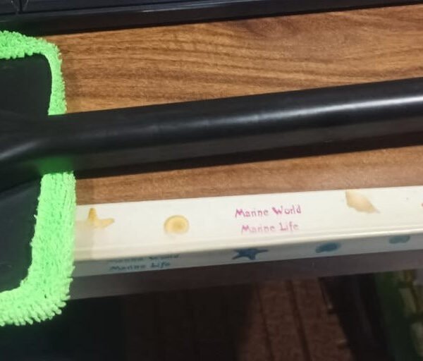 Windshield Clean Car Glass Cleaner Wiper With Microfiber Cloth (1 Pc / 38 Cm Long)