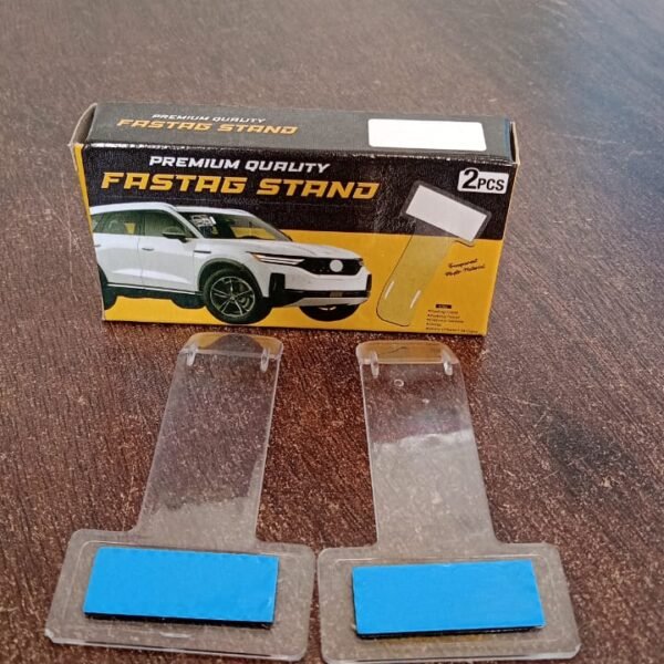 737dc9df-5fac-47ab-9db2-3ab2af89e400.jpg Windscreen cardholder, Fastag Stand, Transparent Ticket Holder Car (2 Pc Set)