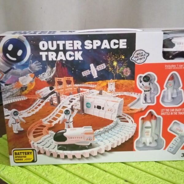 Outer Space Race Track Set for Kids Toys (1 Set)