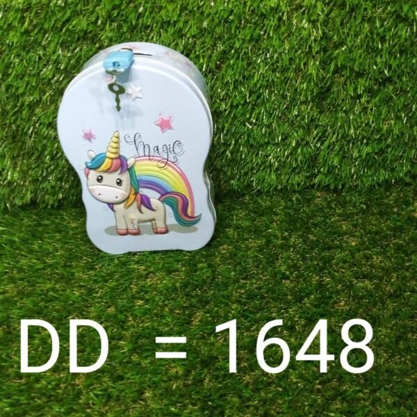 Cartoon Character Metal Piggy Bank Coin Box Money Box