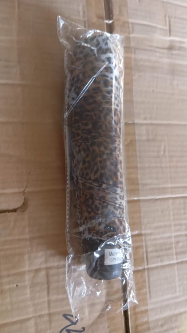 74c0c384-303b-45a4-accc-1b2f4c2fcad1.jpg Leopard Shape 3-Fold Sun & Rain Protective Foldable Umbrella (1 Pc)