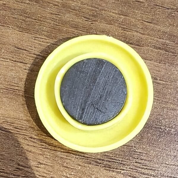 Yellow Board Magnets Circular Plastic Buttons (1 Pc)