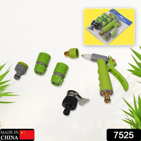 Water Spray Nozzle, Hose Sprayer, High Pressure Long Range Zinc Alloy Rotatable