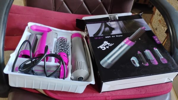 753213c3-9119-4c2c-b788-14340edbaa30.jpg 5 In 1 Hair Dryer Brush, Multifunctional Hot Air Styler Hair Tools