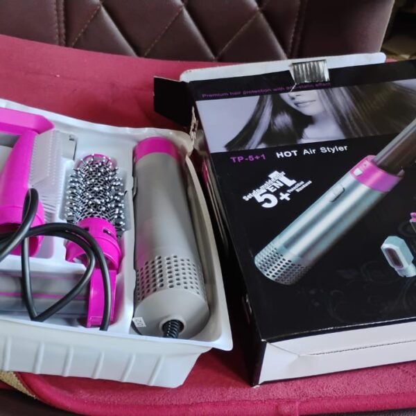 753213c3-9119-4c2c-b788-14340edbaa30.jpg 5 In 1 Hair Dryer Brush, Multifunctional Hot Air Styler Hair Tools