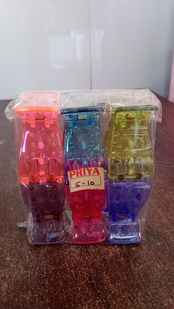 755a425d-990d-4214-968b-51f51825d401.jpg Big Hair Clips Girls Kids Hair Accessories (6 Pcs Set / Transparent)