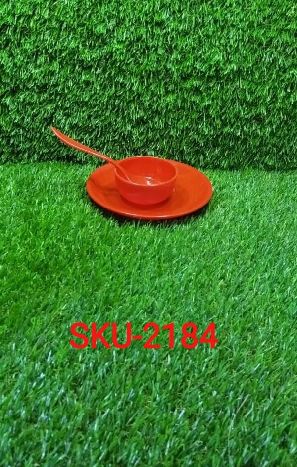 Multipurpose Snack Set 3 pcs - Spoon, Bowl and Dish