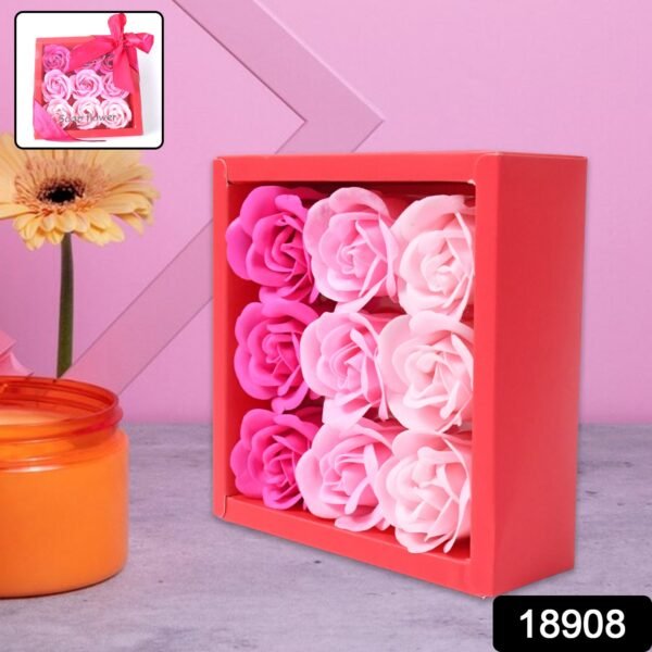 75daedd5-a890-4296-a2f3-23b240560067.jpg 9 Pc Rose Flower Bath Soap (9 Pcs Set)