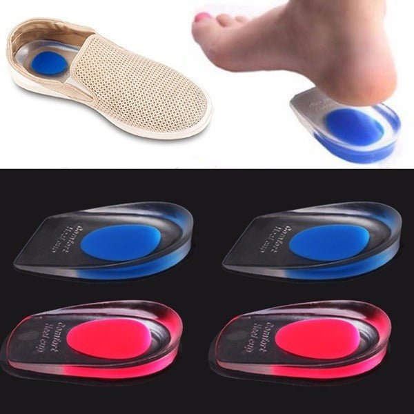 76a8537f-956a-4424-bf2a-c9ecd6f10cb6.jpg Gel Heel cups Silicon Heel Pad for Heel Ankle Pain