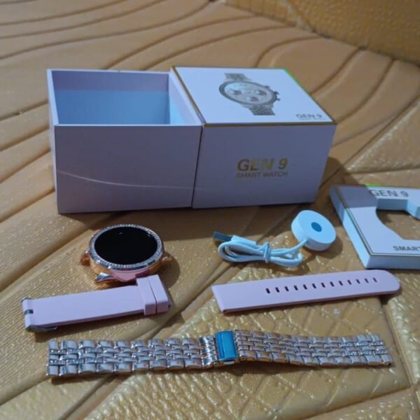 Gen 9 Diamond Strap Latest Smartwatch HD Display 2 Straps (1 Set)