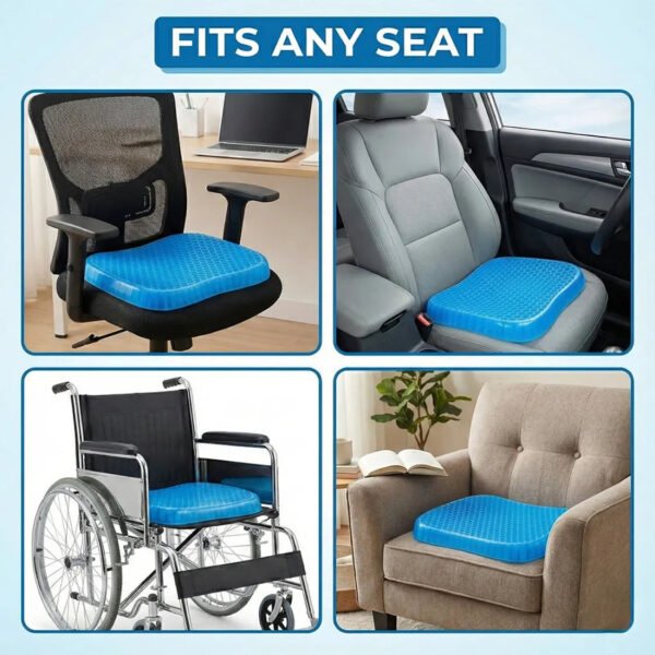 7779.jpg Cushion Seat Flex Pillow, Gel Orthopedic Seat Cushion Pad (Egg Sitter)