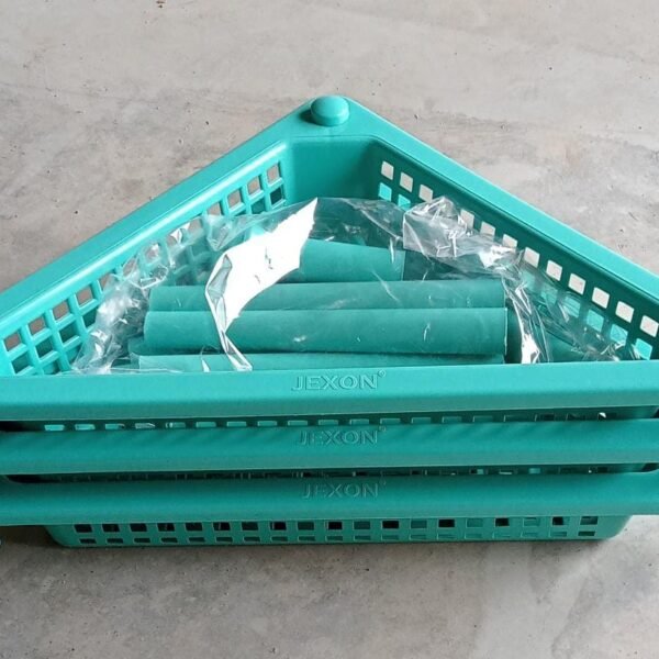 Triangle 3-Tier Plastic Storage Rack for Kitchen, Bathroom & Office