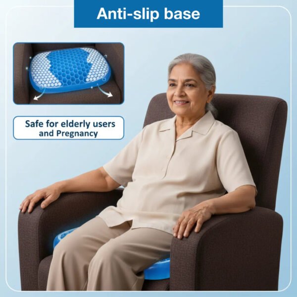 7780.jpg Cushion Seat Flex Pillow, Gel Orthopedic Seat Cushion Pad (Egg Sitter)