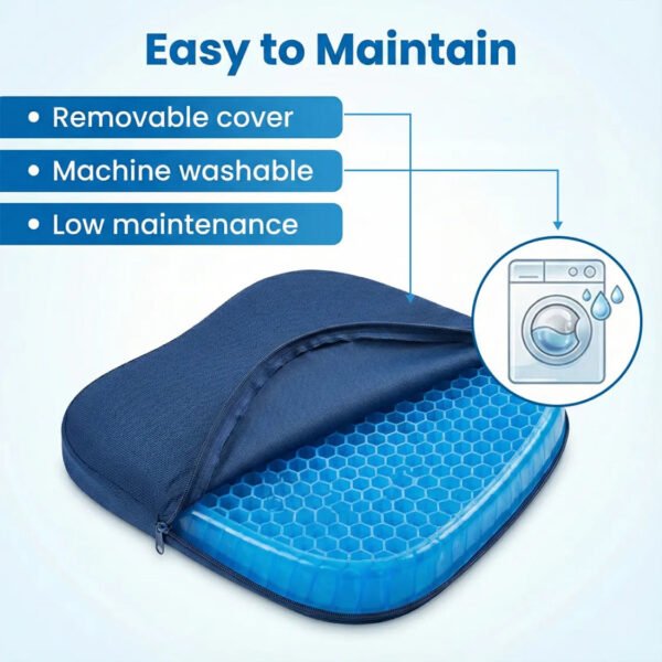 7781.jpg Cushion Seat Flex Pillow, Gel Orthopedic Seat Cushion Pad (Egg Sitter)