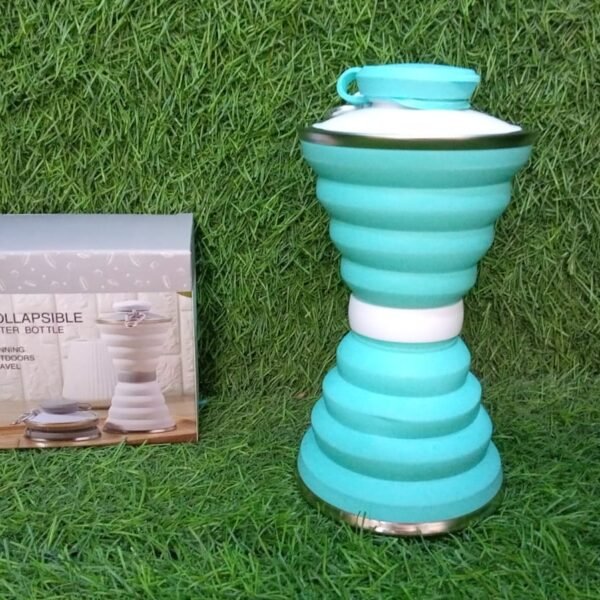 Silicone Collapsible Water Bottle for Camping & Sports (BPA Free, Leak Proof)