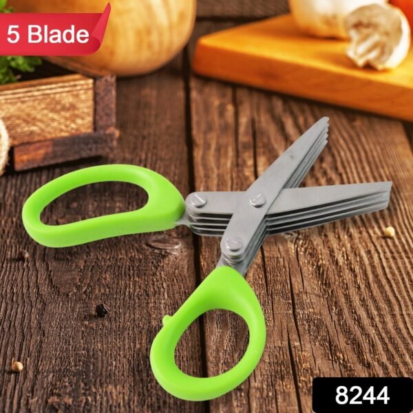 7831c754-1ea3-41d8-9375-9271dc49bfab.jpg Premium 5 Blade Multipurpose Herb Scissors (1 Pc)