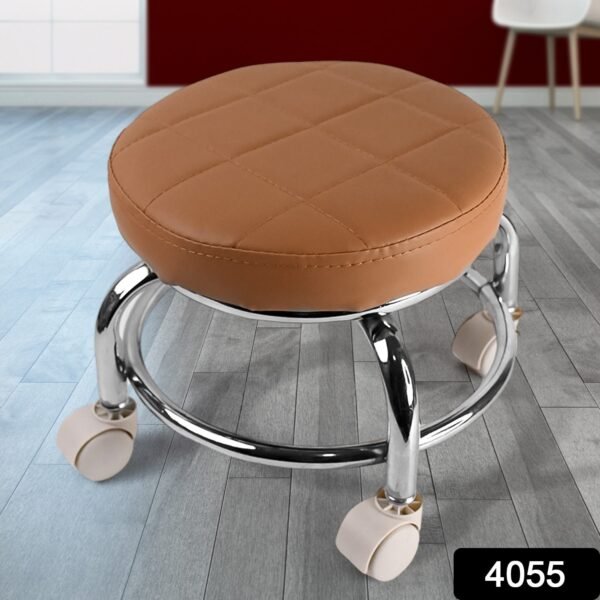78_84367031-267a-40f9-aead-8b4325bb33ea.jpg Heavy Duty Steel Base Round Rolling Stool with Wheels Pedicure Stool (1 pc)