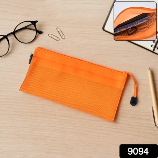 7925be35-84ee-40e0-bf38-9634a9f12b1e.jpg Zipper Mesh Pouch Multipurpose Travel Bag for Cosmetics Makeup Offices Supplies