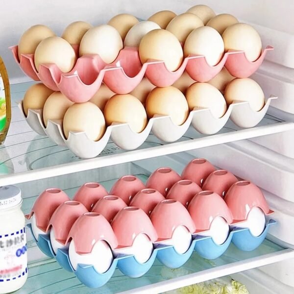 7_1500x1500_crop_center_44b94a3f-73a9-44ca-9415-bd0c76118c0f.jpg 15 Cavity Plastic Egg Tray Egg Trays for Storage with 15 Eggs Holder (4 Pc Set)