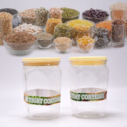 Air Tight Kitchen Storage Container  (Approx - 1100Ml, Set of 2pcs)