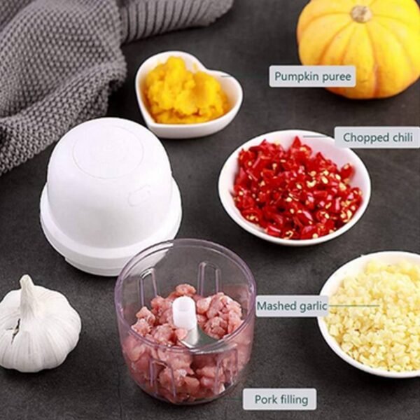 USB Rechargeable Electric Chopper Fruit Vegetable Onion Chopper Garlic Chopper