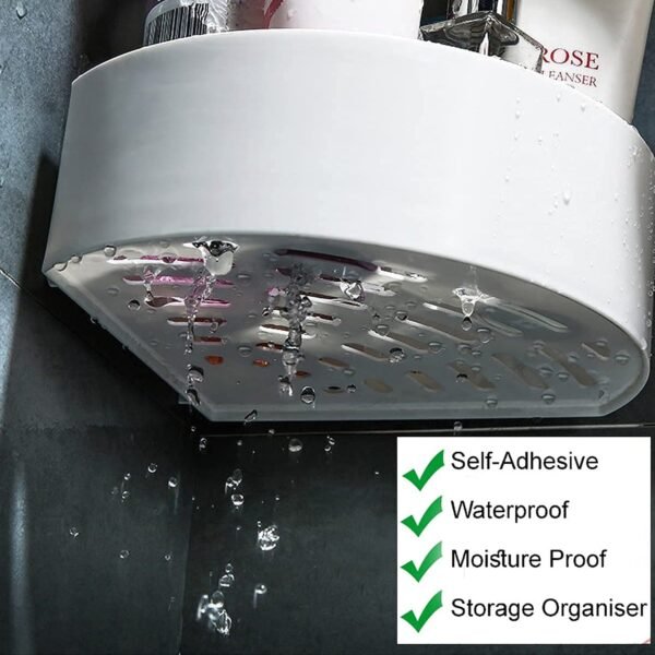 7_5449296b-07b3-4ad0-911d-91d2ee116fc8.jpg Corner Shelf Bathroom Kitchen Rack Self Adhesive Wall Mount Storage Basket
