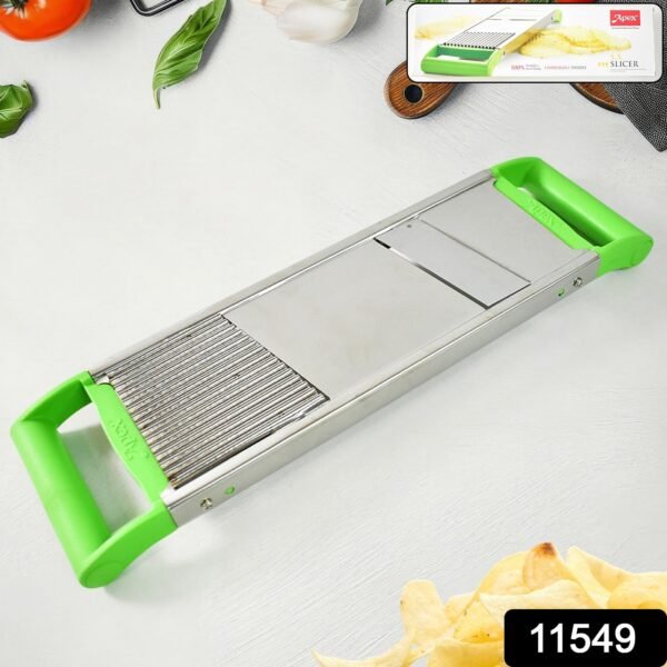 Apex Stainless Steel Vegetable Slicer (2-in-1)