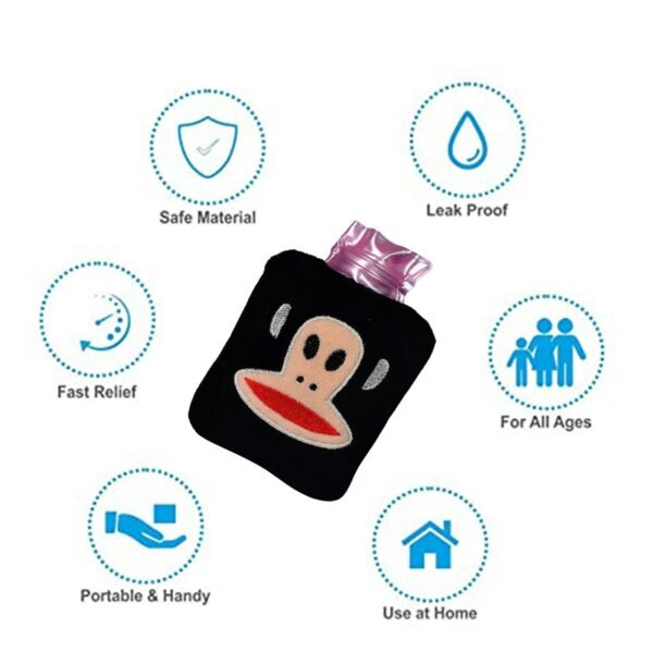 Mix design Fun Emoji Relief (1 Pc): Mini Hot Water Bag for Aches & Pains