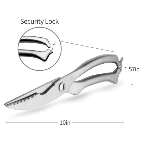 7_d1da8676-5fab-49e6-be1a-b29598739d5c.jpg Heavy Duty Stainless Steel Poultry Shears, Premium Ultra Sharp Spring-Loaded Kitchen