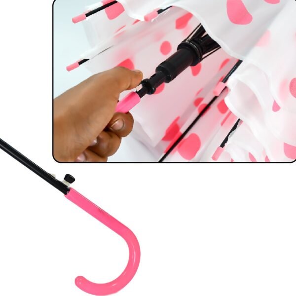 7_e3ae0974-a4f7-4752-a3aa-3919b7ca886a.jpg Dot Printed Umbrella for Men and Women Multicolor