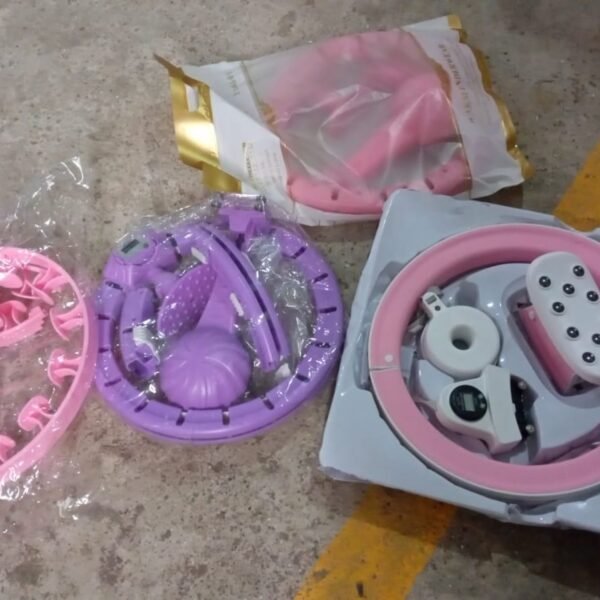 Smart Fitness Hula Hoop with Counter & Spinning Ball (1 Pc / Mix Design / Loose)