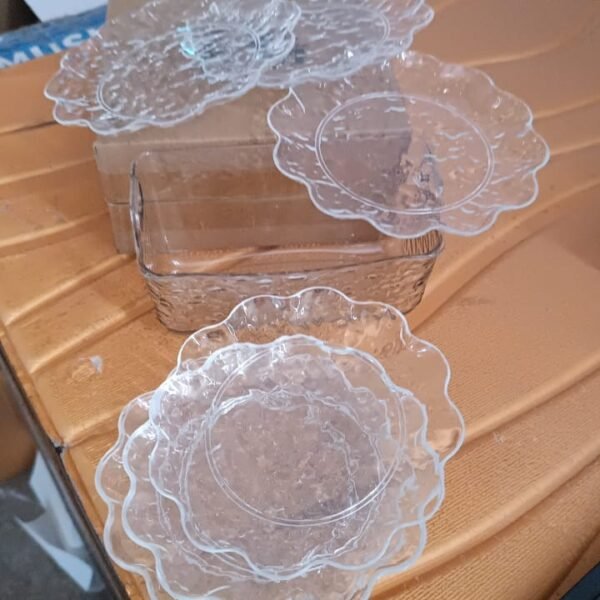 9 in 1 Plastic Bowl With Serving Tray / Plates Set