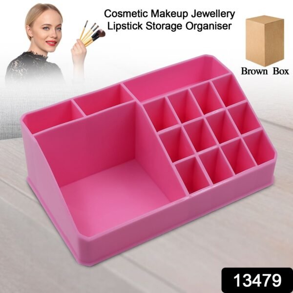 Makeup Organiser Cosmetic Makeup Lipstick Storage Box (1 Pc)