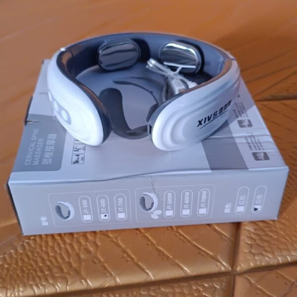 7aea1744-d5ea-44f1-a46b-6694f7f7d9da.jpg 2 Heads Smart Electric Neck and Back Pulse Massager (1 Pc / Mix Design)