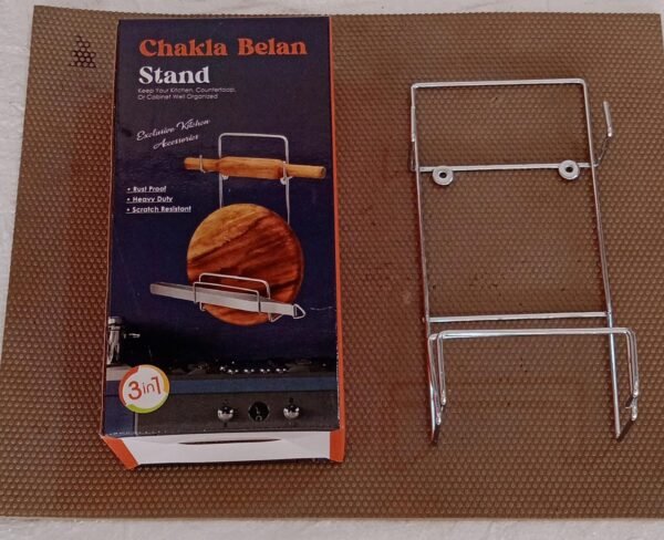 Chakla, Belan, Chimta Stand Multi-Purpose Rack for Kitchen (1 Pc )