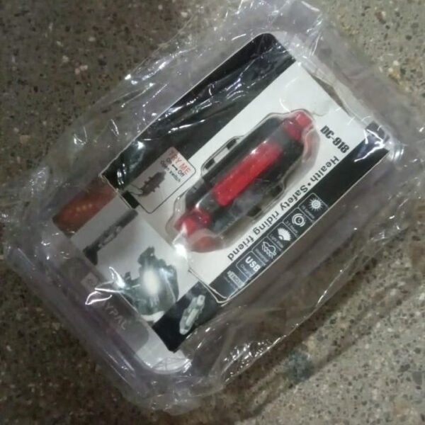 Combo of Bicycle LED USB Rechargeable Head Light and Tail Light (2 Pc Set)