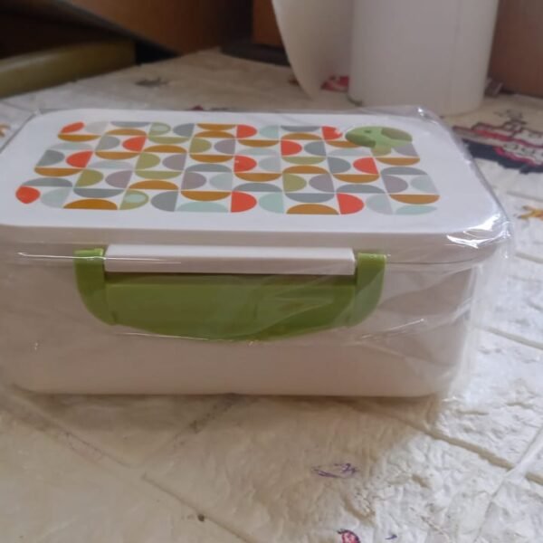 Lunch Box 3 Compartment With Leak Proof Lunch Box & 1 spoon, For School & Office Use