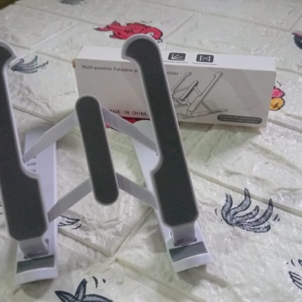 ADJUSTABLE TABLET STAND HOLDER WITH BUILT-IN FOLDABLE LEGS AND HIGH QUALITY FIBRE