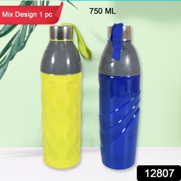 7cb84636-be05-424c-a58b-d7ba2032b3dd.jpg Plastic Sports Insulated Water Bottle with Dori Easy to Carry High Quality Water Bottle, BPA-Free & Leak-Proof! For Kids' School, For Fridge, Office, Sports, School, Gym, Yoga (750 ML / 1 Pc / Multi Color)