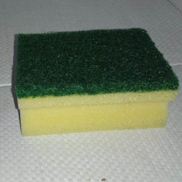 Scrub Sponge 2 in 1 Pad for Kitchen, Sink, Bathroom Cleaning Scrubber