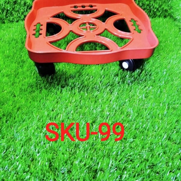 Square Plastic Gas Cylinder Trolley